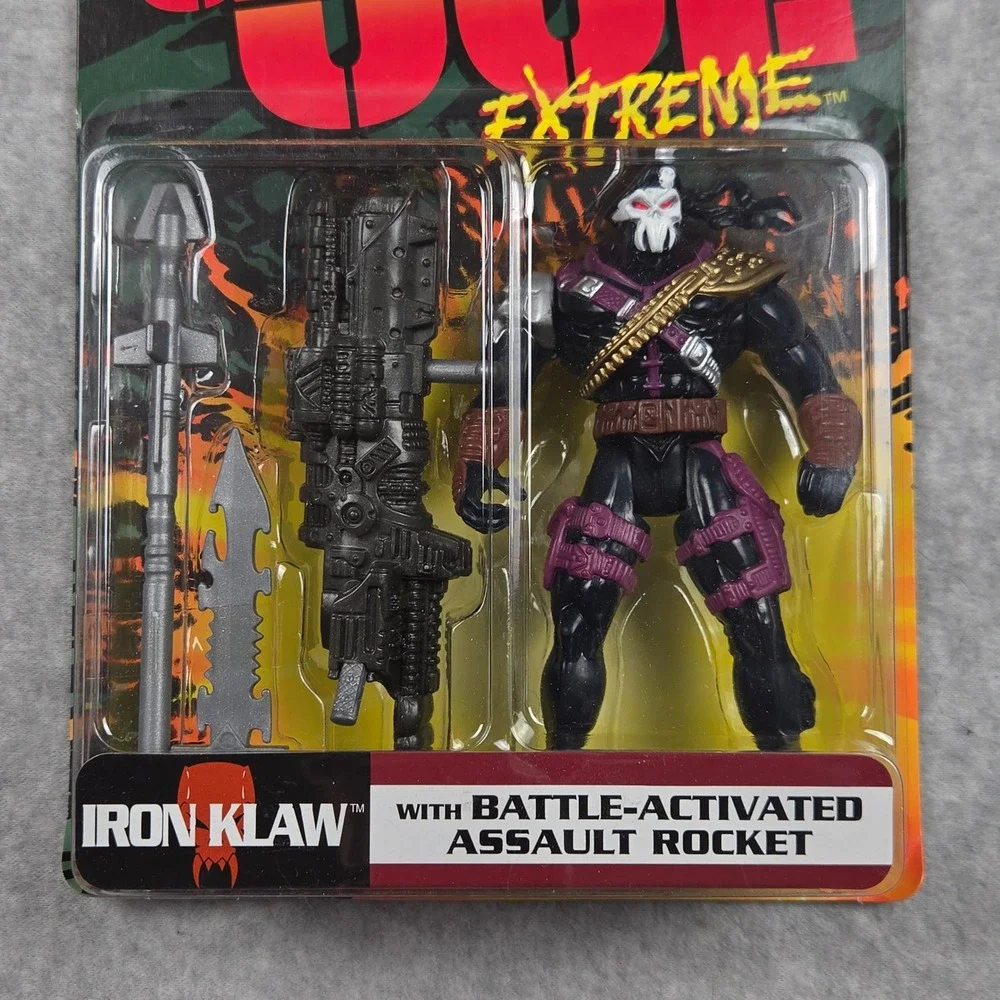 GI Joe Extreme Iron Klaw Action Figure 1995 Kenner Vintage New Sealed